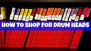 HOW TO SHOP FOR DRUM HEADS  What To Look For [upl. by Dambro]