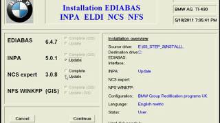 BMW INPA Ediabas Full English Version installation GuideUOBD2 [upl. by Steve]