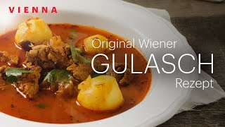 Wiener Saftgulasch Rezept  Vienna Foodtrip [upl. by Jarv]