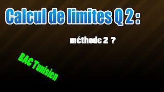 02Calcul de la limite fonction polynôme [upl. by Minier]