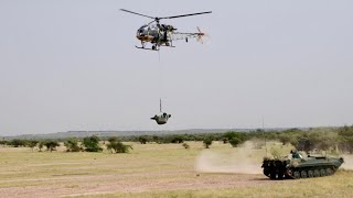 Indian Armys Bald Eagle Brigade conducts Integrated Exercise to Improve Synergy [upl. by Ahsienek588]