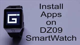 How to Install Apps on DZ09 and GT08 Smartwatch ⌚🎲🎮 [upl. by Ahsiaa]