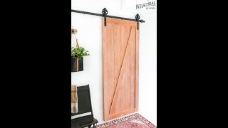 StepByStep Barn Door Assembly  Industrial By Design [upl. by Ilzel195]