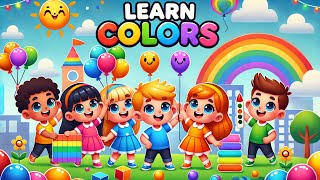 Sing amp Learn Colors nursery rhythm song [upl. by Eimas]