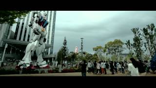 Odaiba GUNDAM 2012 Cloudy Rainy Sunny [upl. by Esdnyl184]