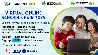 Virtual Online Schools Fair 2024  American Curriculum IB World Schools amp National Curriculums [upl. by Dan]