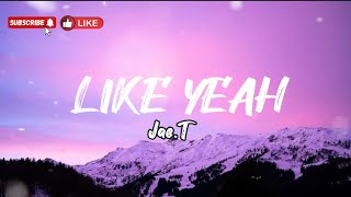 Like Yeah JaeT Lyrics [upl. by Attej]