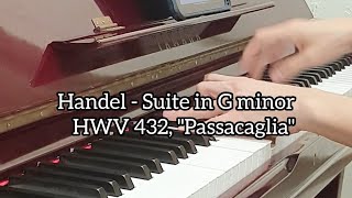 Handel  Suite in G minor HWV 432 Passacaglia Paul Bartons version [upl. by Winsor805]