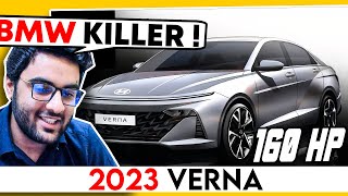 2023 New Hyundai Verna has features of XUV and Power of Skoda   Price and Launch Details [upl. by Sargent]