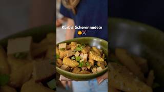 KürbisScherennudeln ✂️🎃 Einfaches Kürbis Pasta Rezept proteinreich amp vegan mrsflury rezept [upl. by Innig]