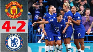 Manchester United vs Chelsea Highlights  Women’s Super League  Chelsea Champions [upl. by Naujaj]