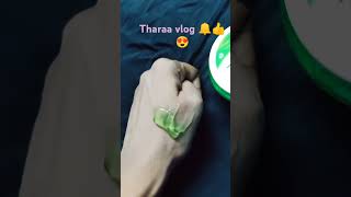 😍Tharaa vlog😍  💚eloway alovera gel review 💚 [upl. by Noryv]