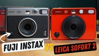 Fuji Instax Mini Evo vs Leica Sofort 2 Hybrid Instant Camera Comparison amp Review [upl. by Batty]