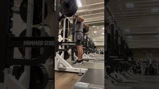 Weighted squats 2 reps 185 lbs [upl. by Nyliac370]