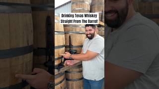 Drinking Texas Bourbon Whiskey Straight From The Barrel [upl. by Grace303]