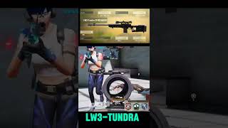 LW3 TUNDRA BEST SR IN CODM  ATTACHMENTS codmobile callofdutymobile codm [upl. by Enileuqaj473]