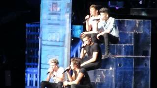 One Direction Moments Louis is just sassy Chicago 71413 [upl. by Meraree848]