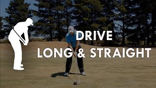 Drive long and straight  Golf Instruction by Craig Hanson [upl. by Lothario]