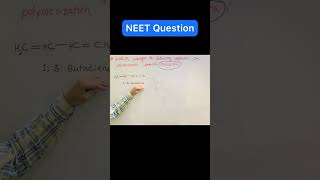 NEET 2023 Question on Synthetic Rubber  Neoprene  chloroprene  Competition Shorts [upl. by Kegan851]