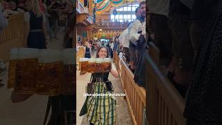 10 auf einen Streich💪🍻 bavarianbeerworldwidebierlehrerschützenzeltmaßbierwiesnoktoberfest10 [upl. by Ancilin]