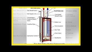 Anatomía de un calentador de agua a gas tipo tanque [upl. by Reyam]