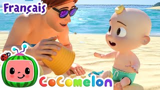 On s’amuse à la plage  CoComelon en Français  Chansons pour Bébés [upl. by Ludovico]