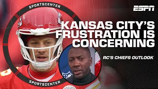 RC escalates Chiefs level of concern to HIGH after loss to Raiders  SportsCenter [upl. by Woodford]