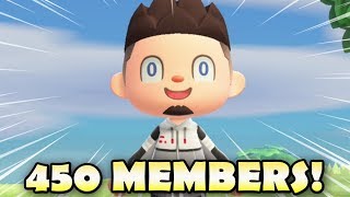 MEMBER APPRECIATION In Animal Crossing New Horizons [upl. by Llyrpa754]