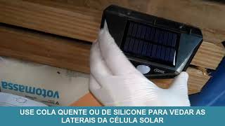 Instalar Luminaria Solar Led simples e fácil [upl. by Astrix613]