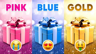 Choose Your Gift Pink Blue or Gold 💗💙⭐️ How Lucky Are You 😱 Quiz Forest [upl. by Trevor196]