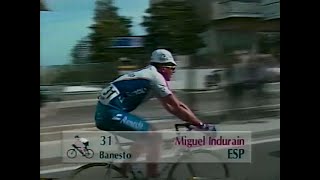 1995 Milan  San Remo with Phil Liggett [upl. by Melone]