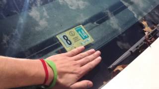 How to fix an expired inspection sticker [upl. by Rubetta]