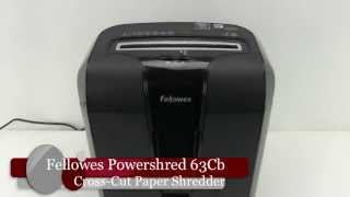 The Fellowes 63Cb Cross Cut Shredder [upl. by Merta]