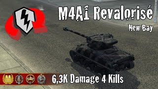 M4A1 Revalorisé  63K Damage 4 Kills  WoT Blitz Replays [upl. by Nauqyt]