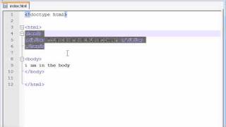 XHTML and CSS Tutorial  3  body and headers [upl. by Ardnaxela]