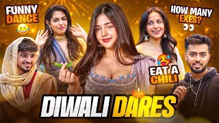 FUNNY DARES with GodLikeEsportss Creators Diwali Edition [upl. by Trebmal]