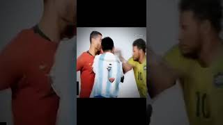 Messi X Ronaldo X Neymar 🤣 futblogers football edit messi neymar subscribe ronaldo [upl. by Renba173]