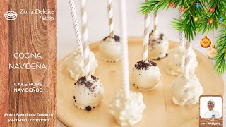 Cake pops Navideños  Cocina Navideña  Zona Deleite Plazas [upl. by Chard311]