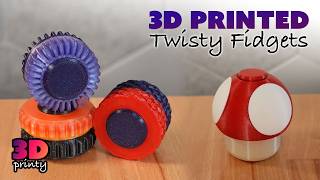 3D Printed Mix n Match Twisty Fidget [upl. by Ollecram85]