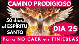 DIA 25 🔥 ❤️🔥de 50 días en el CAMINO PRODIGIOSO CON EL ESPÍRITU SANTOpara NO CAER EN TINIEBLAS 🙏😯 [upl. by Ahsinid]