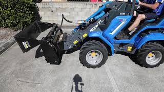 Multione 72 mini loader with 1200kg lifting capacity [upl. by Ecirtaemed783]