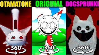 360° VR Incredibox Sprunki Otamatone vs Original vs DogSprunki [upl. by Richy]