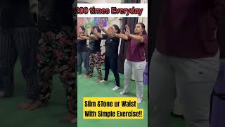 Slimamp Tone Waist Workout 🔥🔥👍 [upl. by Ulane282]