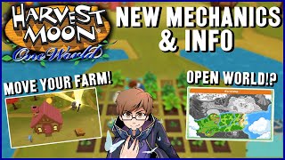 Harvest Moon One World  New mechanics amp info  Wilder [upl. by Prakash]