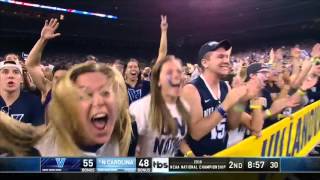 Villanova vs North Carolina 2016 National Championship game highlights [upl. by Nahtanohj]