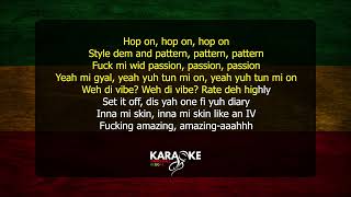 Alkaline  Hostage Dancehall Karaoke version Explicit [upl. by Miett]