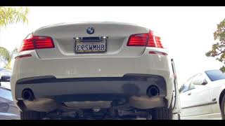 BMW F10 535i M sport Muffler  Resonator delete [upl. by Cyrille]