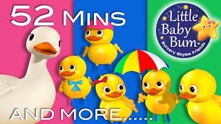 Five Little Ducks  1 Hour of LittleBabyBum  Nursery Rhymes for Babies ABCs and 123s  LBB [upl. by Niboc]