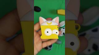 Bart with cat ears 🐈 Case for airpods diecast tiktok vovcase case shorts simpsons shortsfeed [upl. by Alor978]