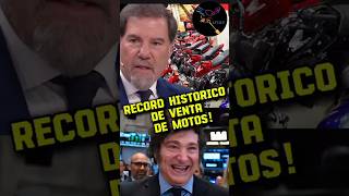 RECORD HISTÓRICO VENTA DE MOTOS argentina milei casta parati motos economia [upl. by Ylek]